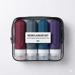 CloudKit™ Reseflaskor 4-pack – 100% Läckagesäkra | 90ml